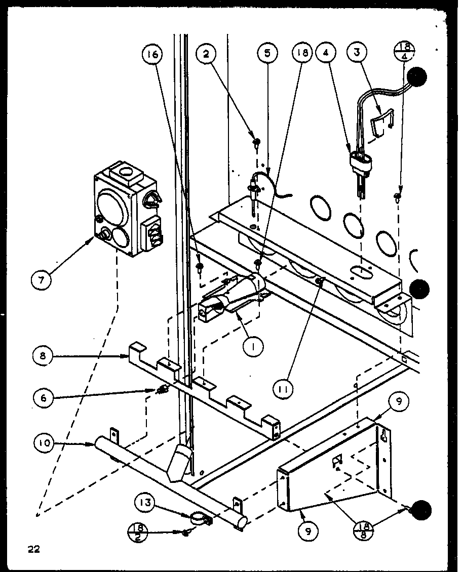 Amana GUI090B50A/P9898105F (gui115b35a/p9898106f) (gui115b50a/p9898107f) (gui140b35a/p9898108f) (gui140b50a/p9898109f) diagram