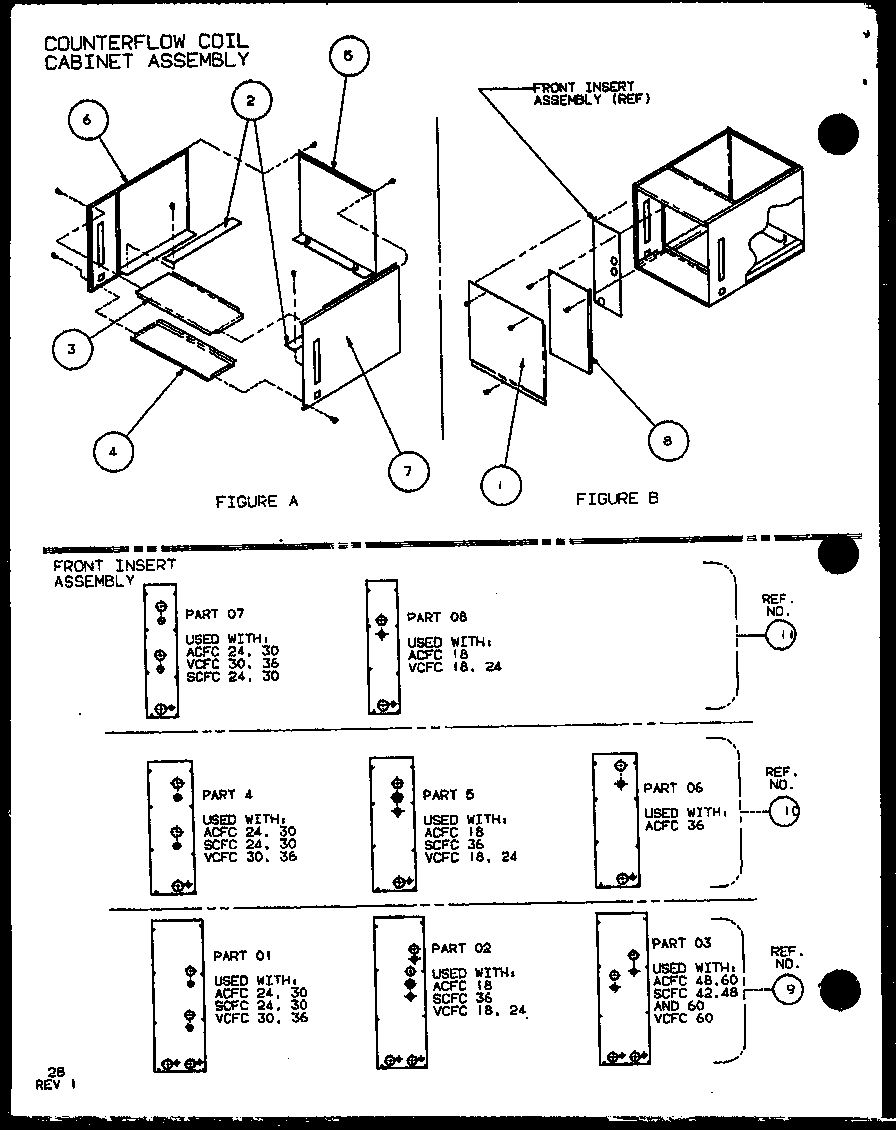 Amana GCI045C25A/P9898209F counterflow coil cabinet assembly (ccc16/p1101901c) (ccc20/p1101902c) (ccc24/p1101903c) diagram