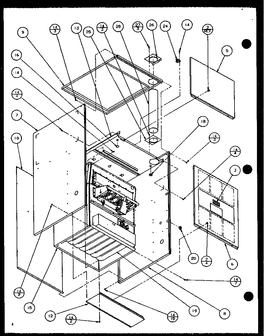 Amana GCC090B40A/P9898504F (gcc045b30a/p9898501f) (gcc070b30a/p9898502f) (gcc070b40a/p9898503f) (gcc090b40a/p9898504f) (gcc090b50a/p9898505f) (gcc115b50a/p9898506f) diagram
