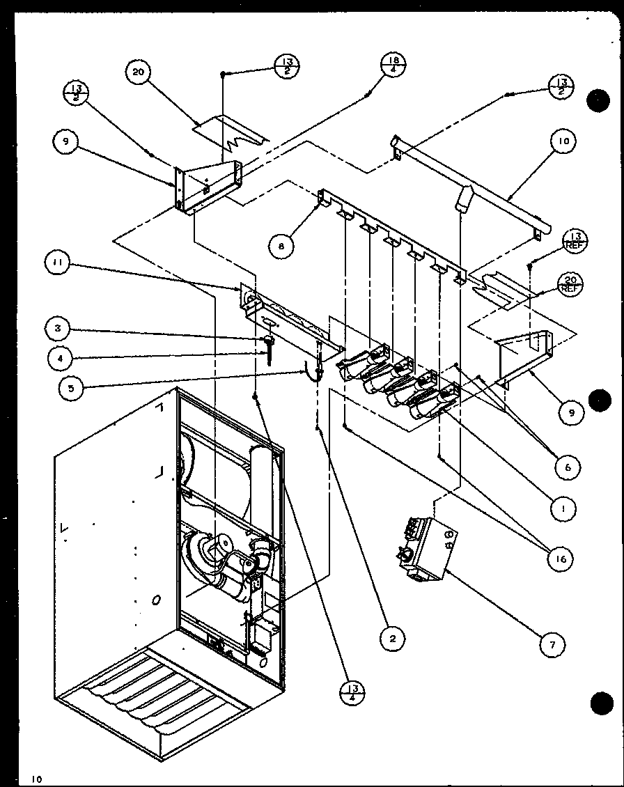 Amana GCC090B40A/P9898504F (gcc045b30a/p9898501f) (gcc070b30a/p9898502f) (gcc070b40a/p9898503f) (gcc090b40a/p9898504f) (gcc090b50a/p9898505f) (gcc115b50a/p9898506f) diagram
