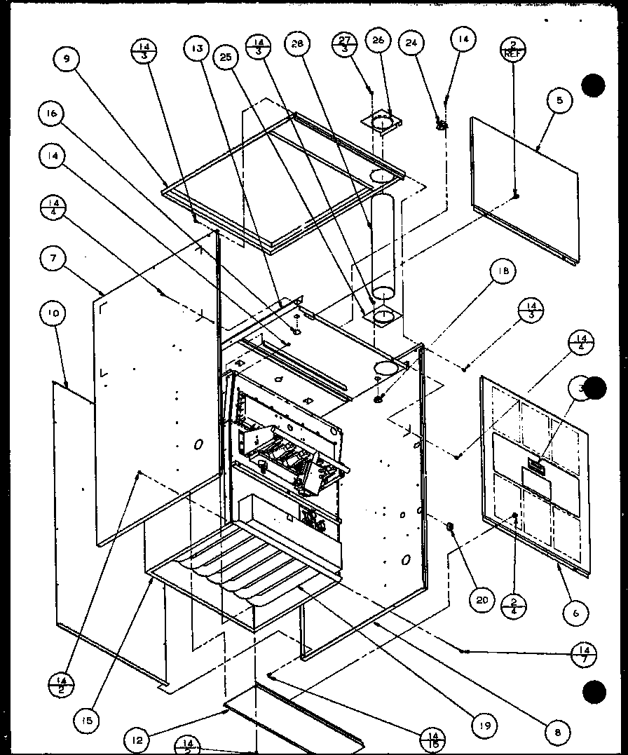 Amana GCC090B40B/P110704F (gcc045b30b/p1107001f) (gcc070b30b/p1107002f) (gcc070b40b/p1107003f) (gcc090b40b/p1107004f) (gcc090b50b/p1107005f) (gcc115b50b/p1107006f) diagram