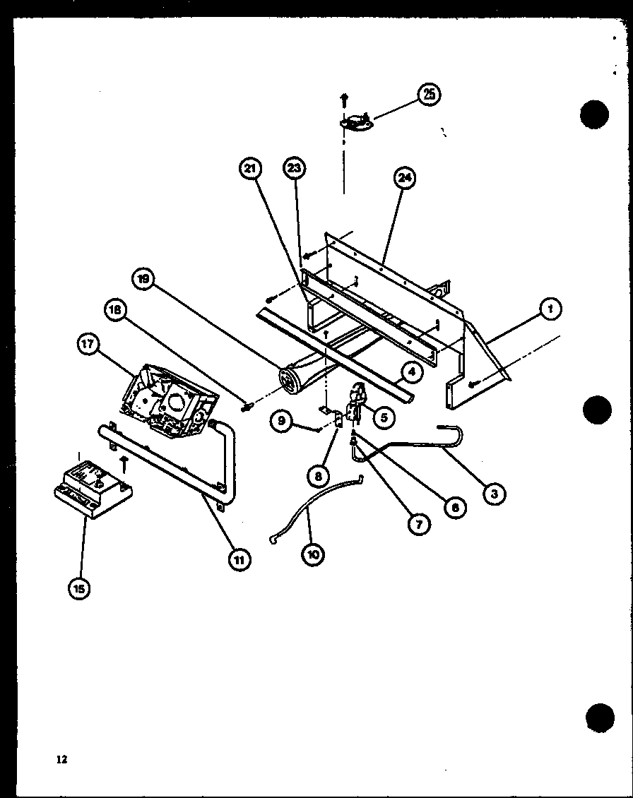 Amana GHE5035/P1107402F (ghe7535/p1107403f) (ghe1003/p1107404f) (ghe1004/p1107405f) diagram