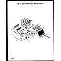 Amana GSC125A50A/P1163904F heat exchanger assembly diagram