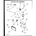 Amana GUI140E50A/P1159916F control box assembly diagram