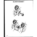 Amana GMI060A40A/P1171611F blower assembly diagram