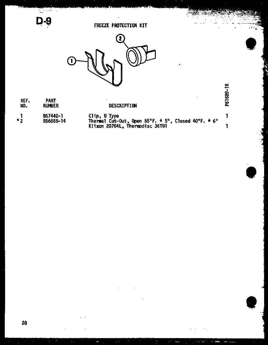 Amana RC904-20A/P67156-3R (d61689-1r/p61689-1r) diagram