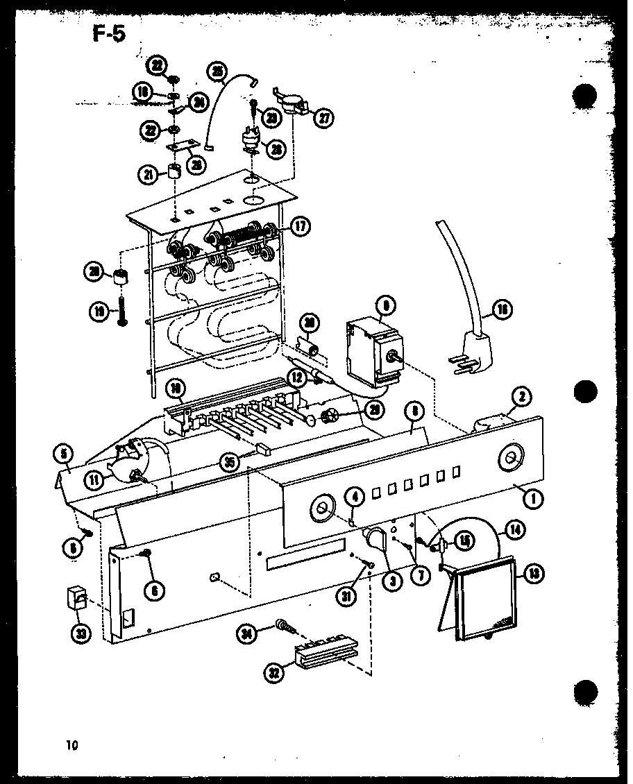 Amana 912-3E3.5T/P67858-29R heater assembly diagram