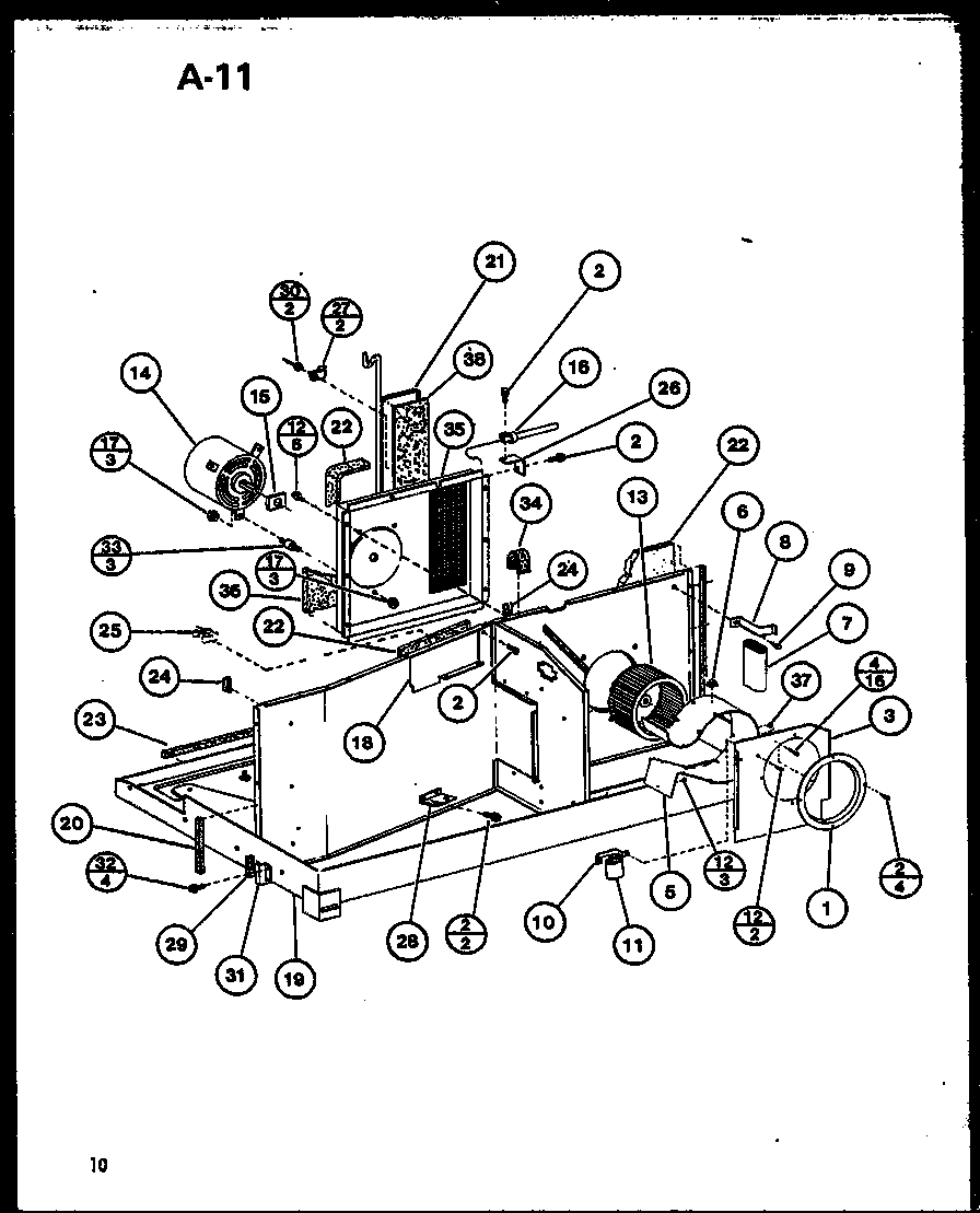 Amana 230V.-3.5KW (ptc09-300a/p69002-1r) (ptc09-400a/p69002-7r) (ptc09-500a/p69002-10r) diagram