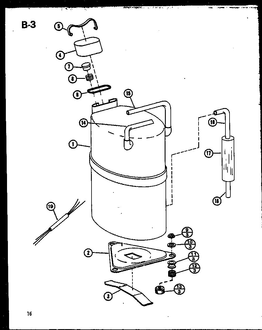 Amana 230V.-3.5KW (ptc09-300a/p69002-1r) (ptc09-400a/p69002-7r) (ptc09-500a/p69002-10r) diagram