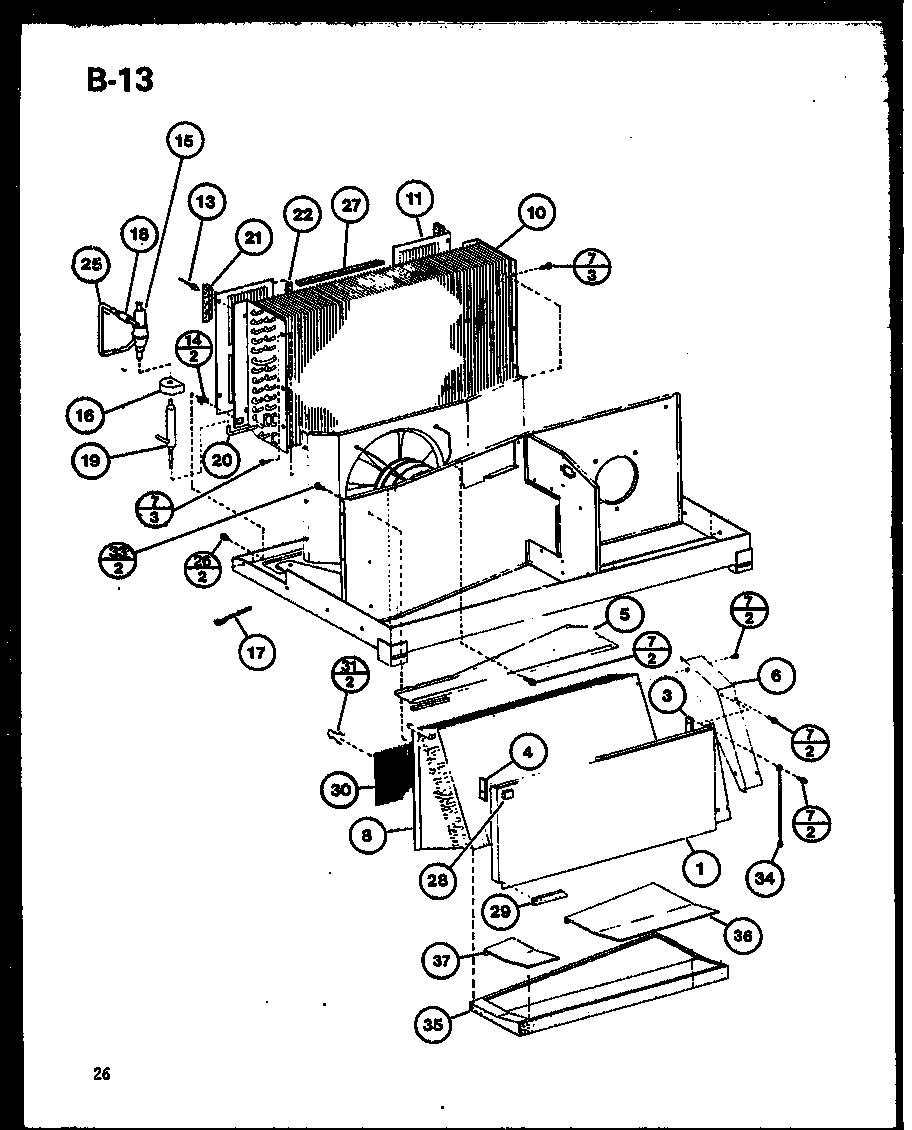 Amana 230V.-3.5KW (ptc12-300a/p69002-3r) (ptc12-400a/p69002-8r) (ptc12-500a/p69002-11r) diagram