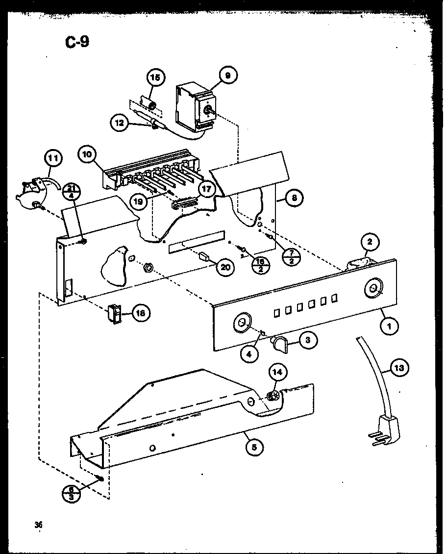 Amana 230V.-3.5KW (ptc15-300a/p69002-5r) (ptc15-400a/p69002-9r) (ptc15-500a/p69002-12r) (ptc15-300b/p69002-14r) diagram