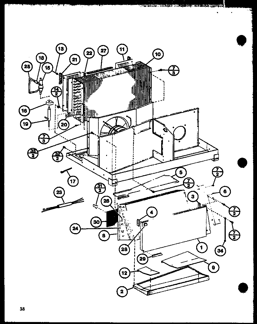 Amana PTH12-400A/P69003-8R (pth15-300a/p69003-5r) (pth15-400a/p69003-10r) (pth15-500a/p69003-12r) diagram
