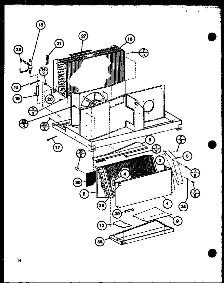 Amana PTC12-400B/P69002-39R (ptc09-300b/p69002-25r) (ptc09-400b/p69002-28r) diagram