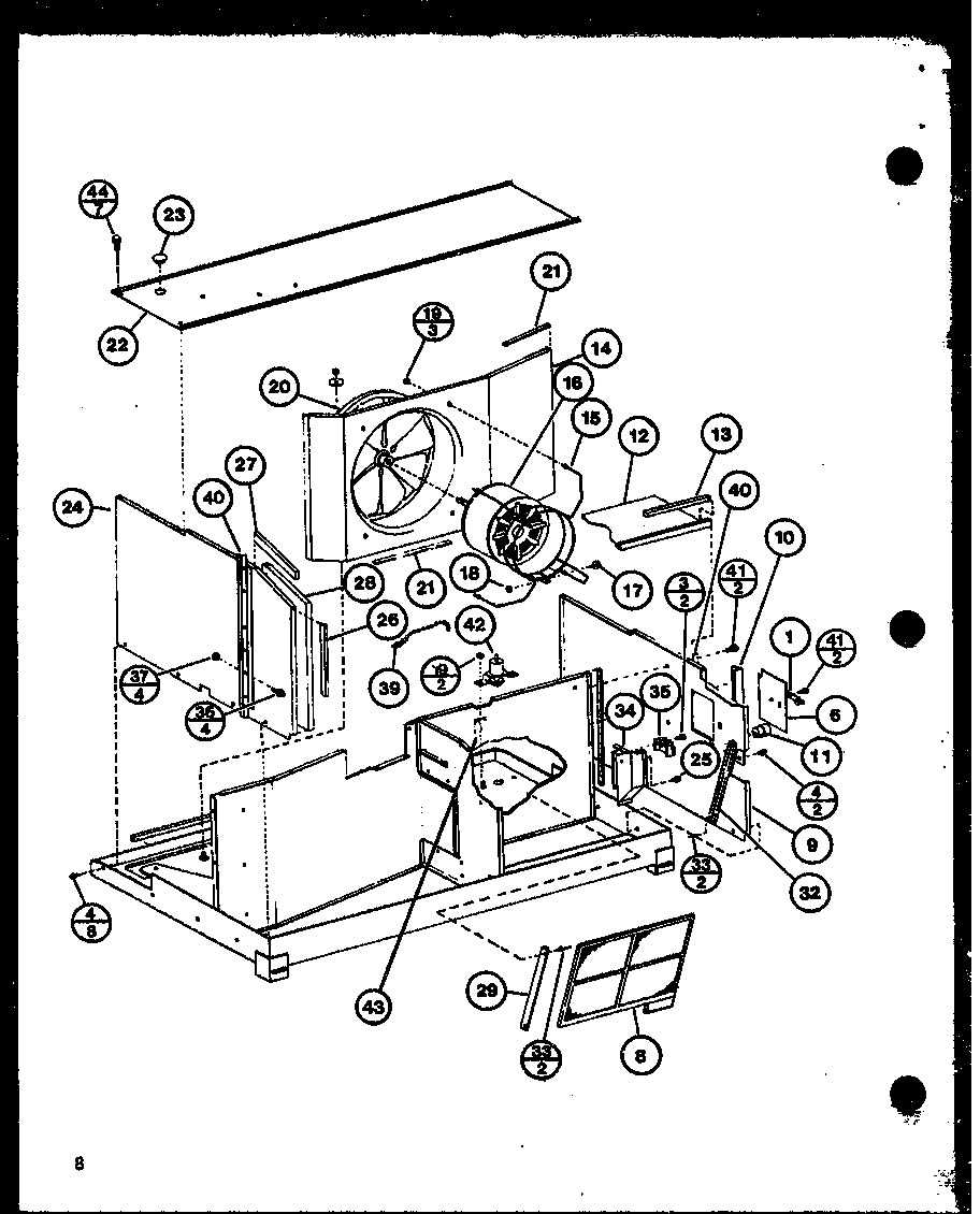 Amana PTH12-300B/P69003-40R (pth09-300c/p69003-30r) (pth09-400b/p69003-33r) diagram