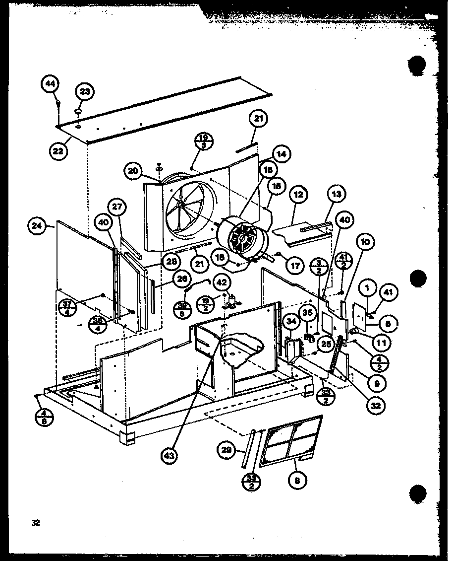 Amana PTH12-300B/P69003-40R (pth15-400b/p69003-36r) (pth15-300b/p69003-43r) diagram