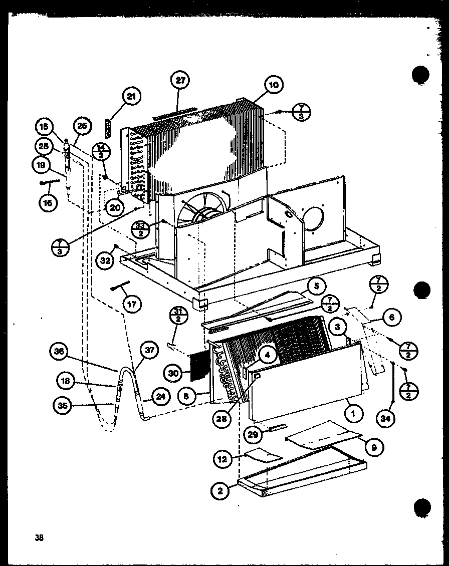 Amana PTH12-300B/P69003-40R (pth15-400b/p69003-36r) (pth15-300b/p69003-43r) diagram