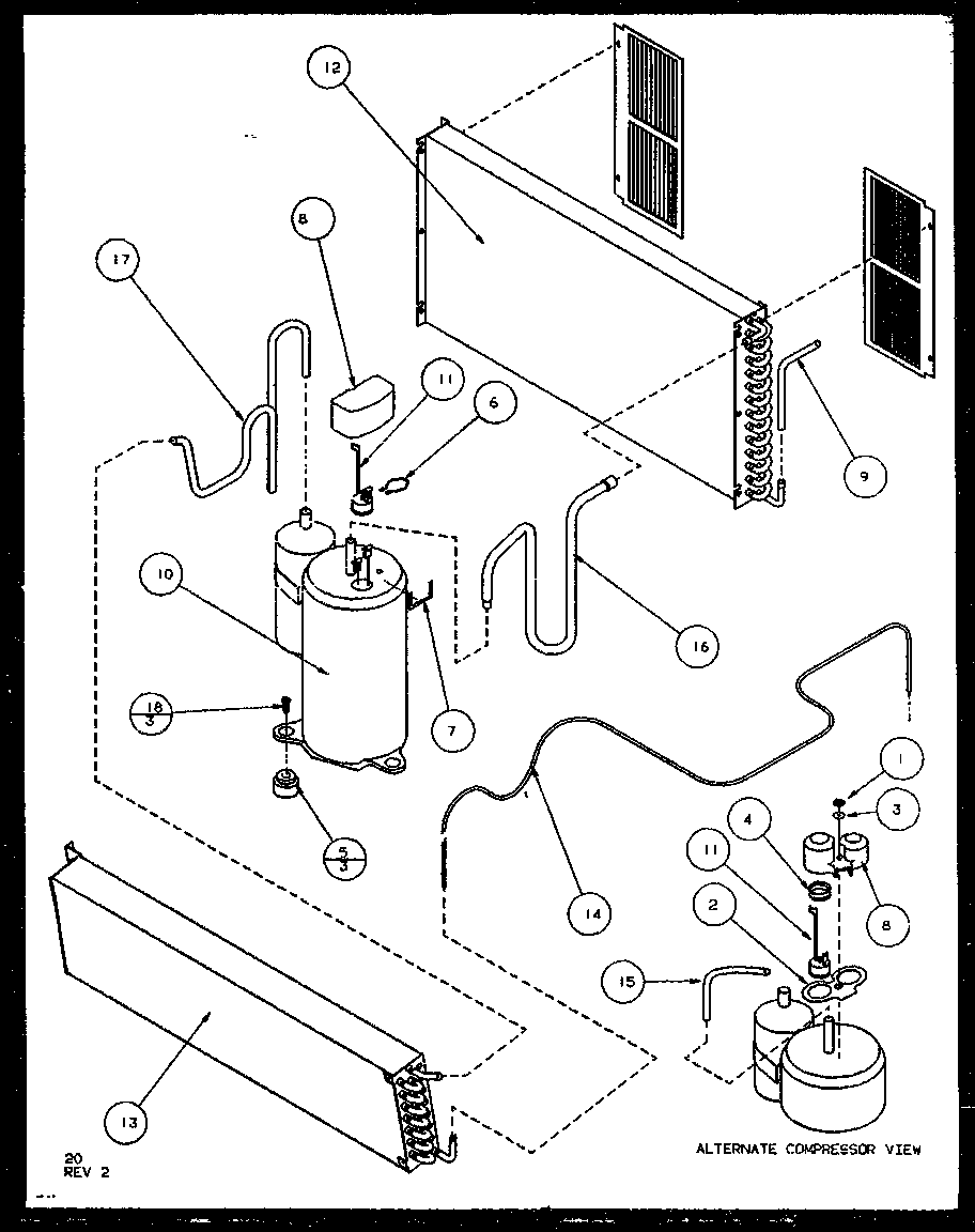 Amana 12 000btumodels Air Conditioner Parts Sears Partsdirect