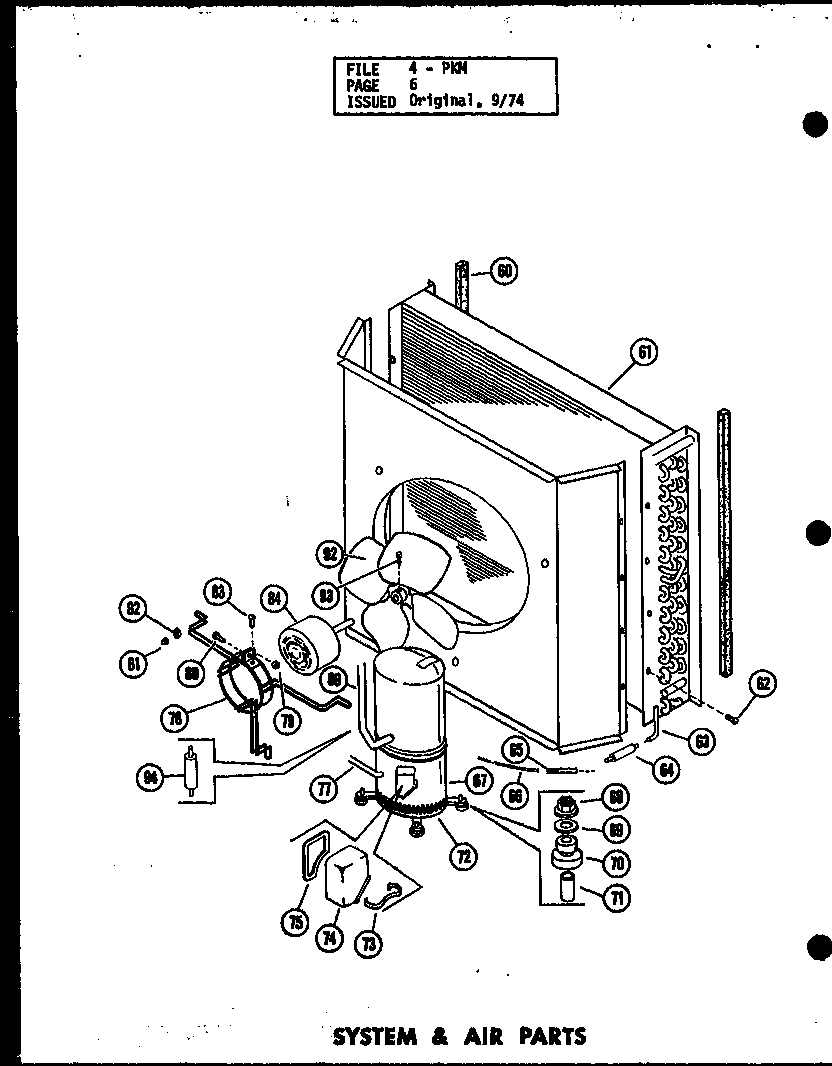 Amana PKM2.5-1J/P55196-4C system & air parts (pkm2.5-1j/p54565-14c) (pkm3-1h/p54565-17c) diagram