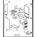 Amana GH120DJ-4/P96454-28F cabinet parts diagram