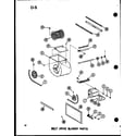 Amana GH120DJ-4/P96454-28F belt drive blower parts diagram