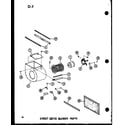 Amana GH120DJ-4/P96454-28F direct drive blower parts diagram