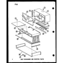 Amana GS100DA-R4/P96362-7F heat exchanger and diverter parts diagram
