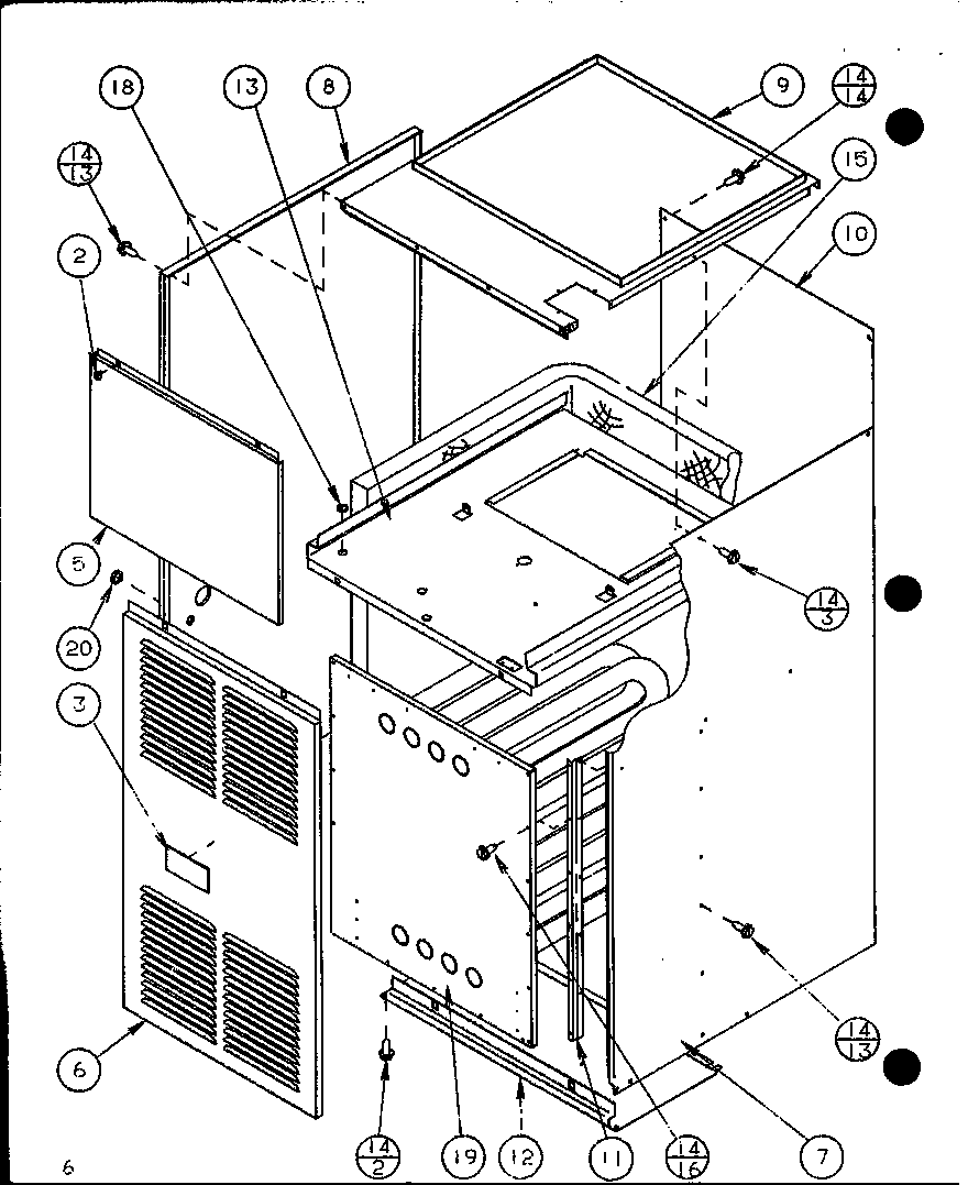 Amana GCI045C25B/P1106601F (gci045c25b/p1106601f) (gci070c30b/p1106602f) (gci070c40b/p1106603f) (gci090c30b/p1106604f) (gci090c50b/p1106605f) diagram