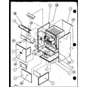 Amana GUD045B30A/P1115001F cabinet assembly diagram