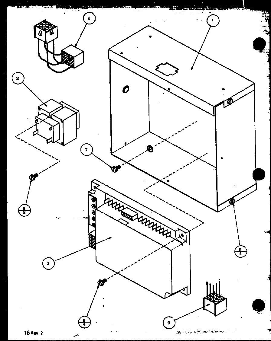Amana GUD070B40A/P1115003F control box diagram