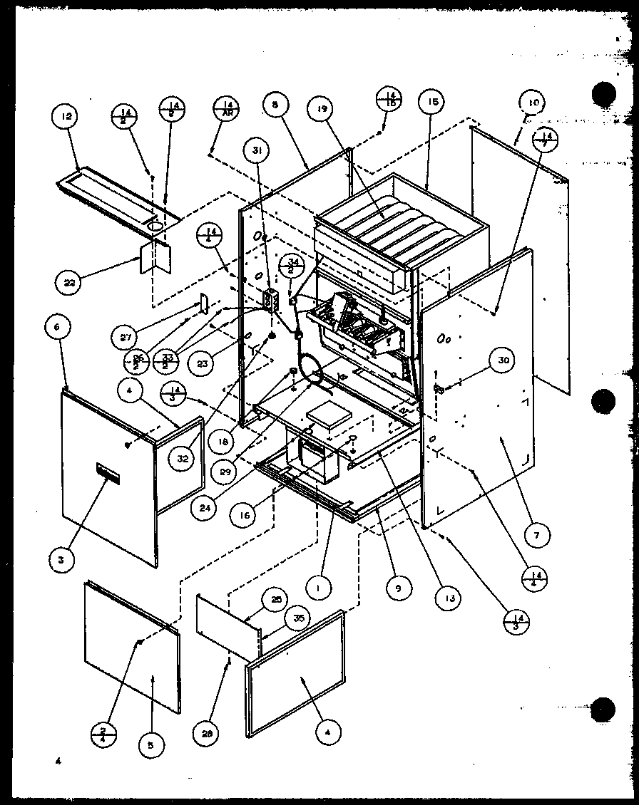 Amana GUX070B30A/P1119802F (gux045b30a/p1119801f) (gux070b30a/p1119802f) (gux070b40a/p1119803f) (gux090b35a/p1119804f) (gux090b50a/p1119805f) (gux115b50a/p1119806f) diagram