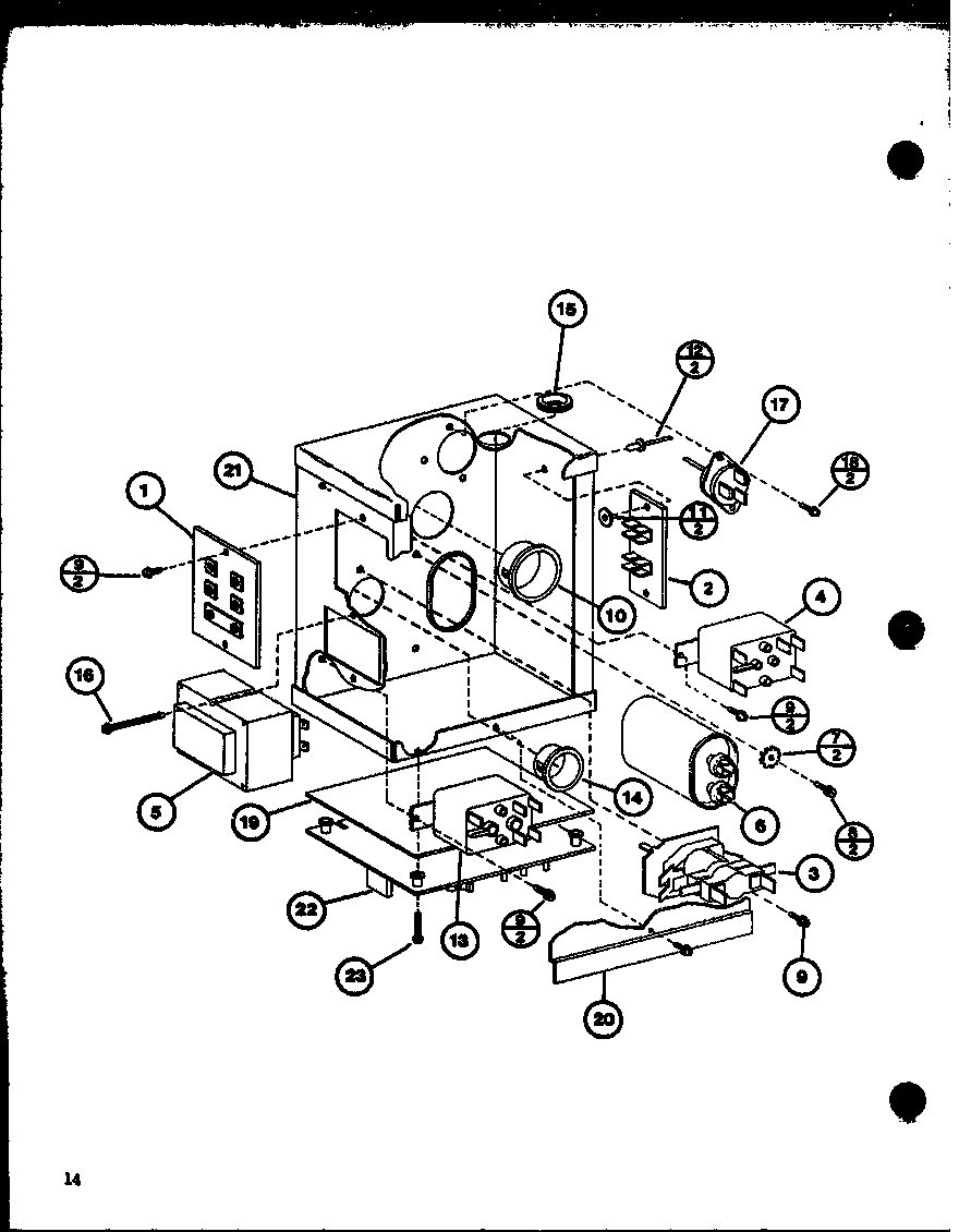 Amana EGHE60DA-3/P69059-3F control box diagram