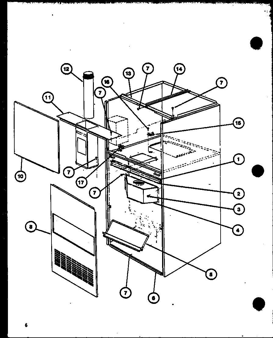 Amana GCX75/P6960201F (gce502/p6958906f) (gce753/p6958907f) (gce1003/p6958908f) (gce1254/p6958909f) (gce1505/p6958910f) diagram