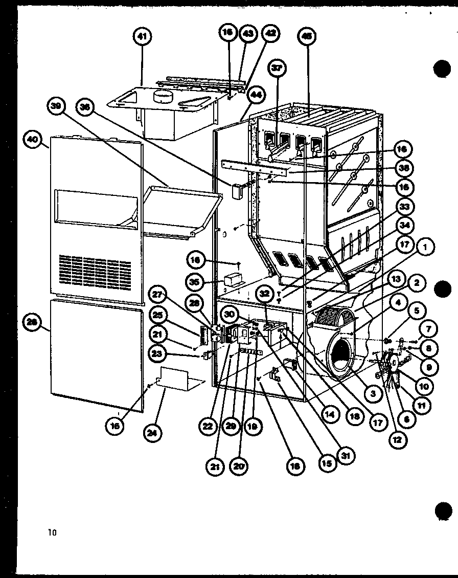 Amana GH125-5/P69590-8F (gh75-0/p69590-2f) (gh75-3/p69590-3f) (gh100-0/p69590-4f) (gh100-3/p69590-5f) diagram