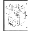 Amana GC100-3/P69589-3F cabinet assembly diagram