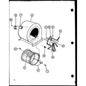 Amana GC100-3/P69589-3F blower assembly diagram