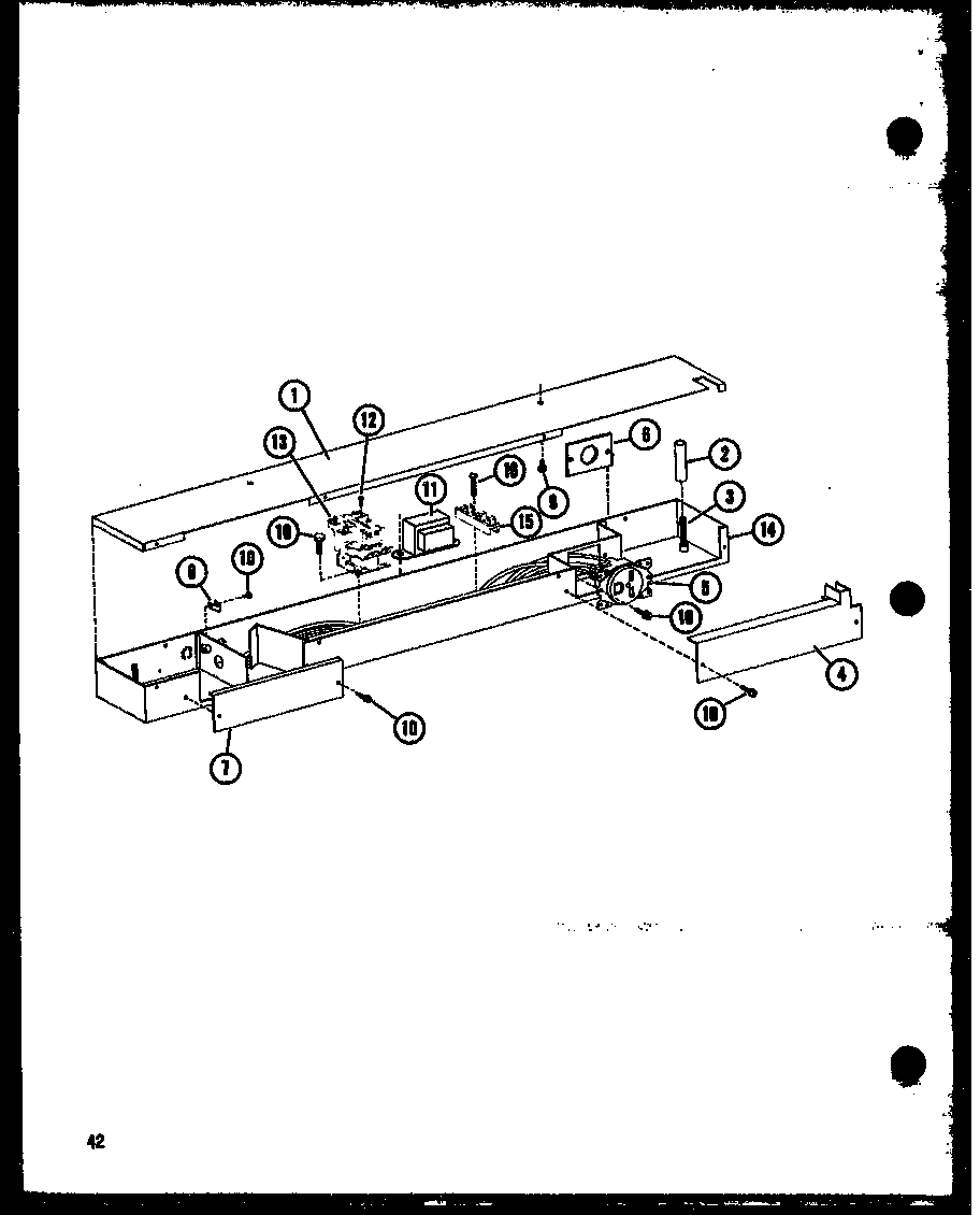 Amana 909-4E5.0K/P67858-11R control box diagram