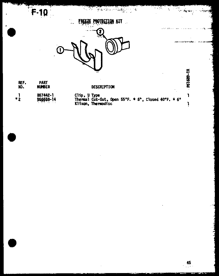 Amana 909-3E3.5A/P68412-1R (d61689-1r/p61689-1r) diagram