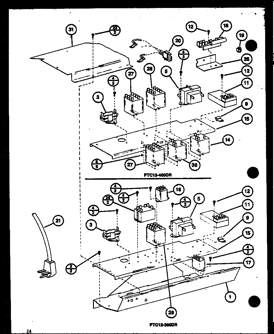 Amana 611-0107-01 (ptc12300dr/p9913519r) (ptc12400dr/p9913522r) diagram