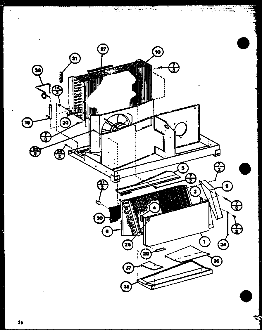 Amana 611-0107-01 (ptc12300dr/p9913519r) (ptc12400dr/p9913522r) diagram