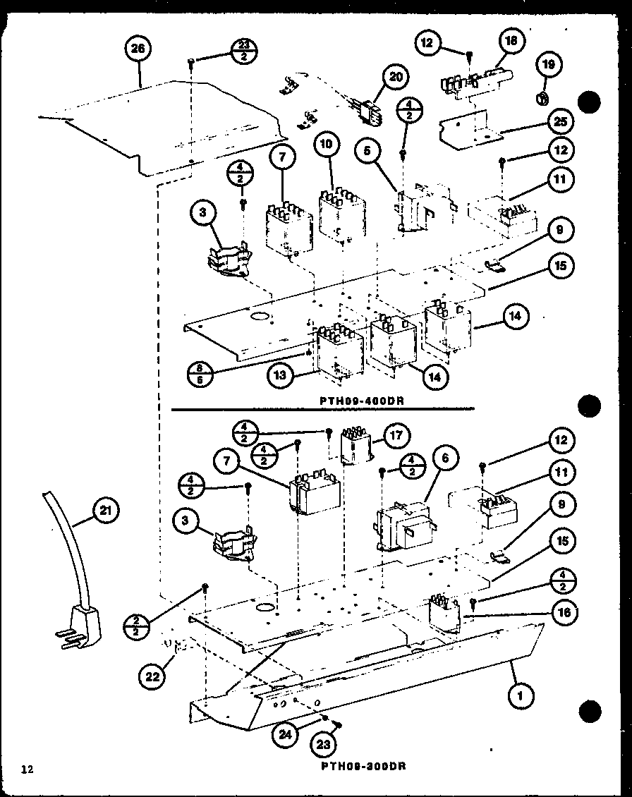 Amana PTH12400DR/P9913622R (pth09300dr/p9913618r) (pth09400dr/p9913621r) diagram