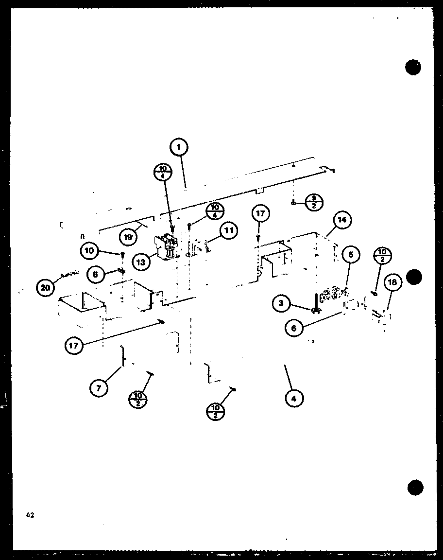 Amana PTH12400DR/P9913622R (ptrc320b1) (ptrc330b1) (ptrc420b1) (ptrc430b1) (611-0107-01) (611-0107-02) (611-0107-03) (611-0107-04) diagram