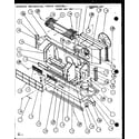Amana PTH09400FC/P1103101R chassis mechanical parts assembly (pth07300e/p9806801r) (pth07400e/p9806901r) (pth07300ec/p9811801r) (pth07400ec/p9872301r) diagram