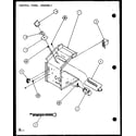 Amana PTH09300FC/P1103001R control panel assembly (pth09300e/p9806808r) (pth09400e/p9806908r) (pth09300ec/p9811808r) (pth09400ec/p9872308r) diagram