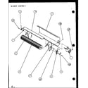 Amana PTH12400ER/P9872129R blower assembly (pth07400er/p9872101r) (pth07300er/p9812601r) diagram