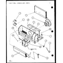 Amana PTH12400ER/P9872129R functional chassis assy parts (pth09300er/p9812608r) (pth09400er/p9872108r) diagram