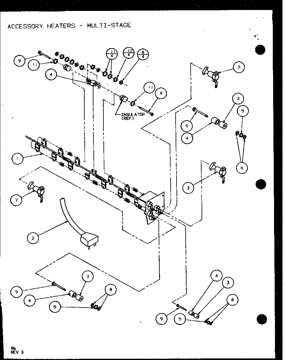 Amana PTH09300FR/P1103401R (230v.,4.0kw) (230v.,5.0kw) (265v.,4.0kw) diagram