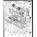 Amana PTC12300ER/P9812529R chassis mechanical parts assembly (ptc09300er/p9812508r) (ptc09400er/p9872208r) diagram