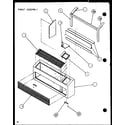 Amana PTC12300ER/P9812529R front assembly (ptc12300er/p9812515r) (ptc12400er/p9872215r) diagram