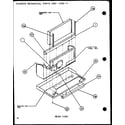 Amana PTC12300ER/P9812529R chassis mechanical parts assy (ptc12300er/p9812615r) (ptc12400er/p9872115r) diagram