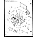 Amana PTC12300ER/P9812529R functional chassis assy parts (ptc12300er/p9812529r) (ptc12400er/p9872229r) diagram